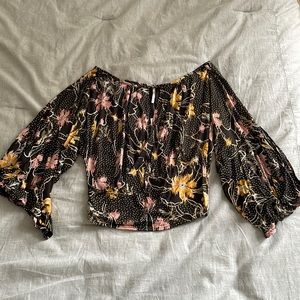 Free People Floral Top